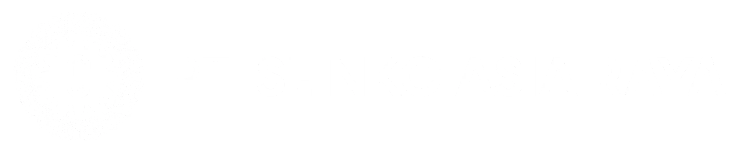 White logo horizontal version 1 on top of transparent background