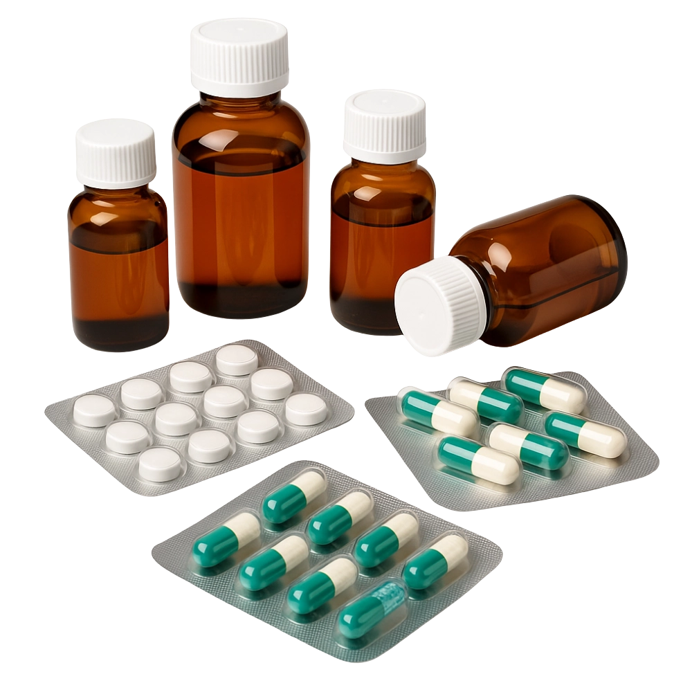 Hasil Obat Mesin Pengisi dan Penutup Botol Cair Otomatis