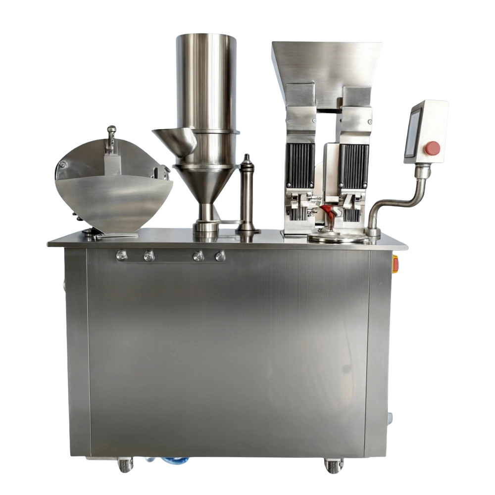 Semi-Automatic Capsule Filling Machine With Two Capsule Feeding Plates - No BG