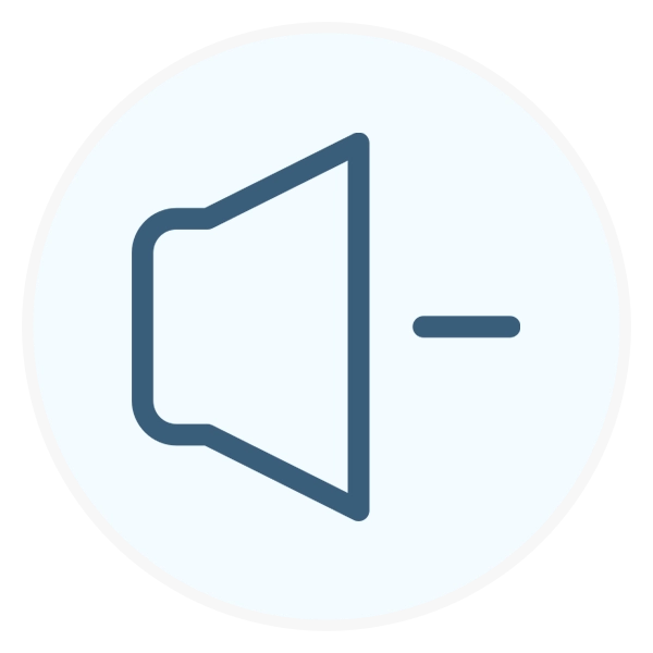 reduce noice icon