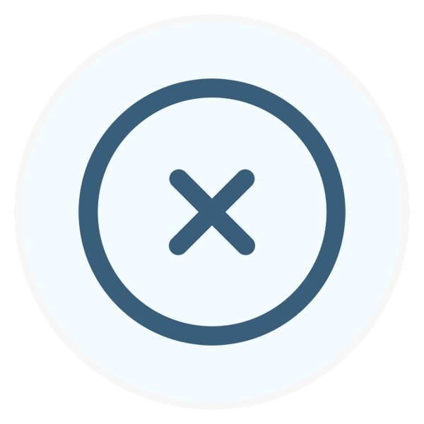 rejection icon